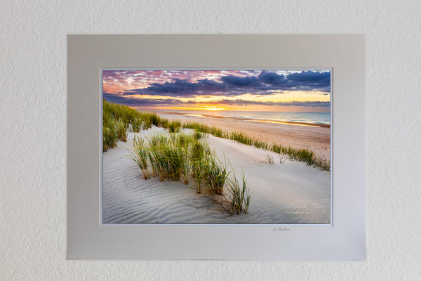 A early summer morning on the dunes in Frisco at Cape Hatteras National Seashore on the Outer Banks of North Carolina.