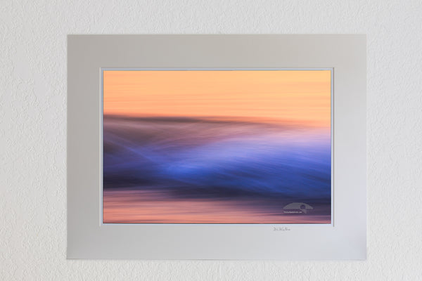 13 x 19 luster print in 18 x 24 ivory mat of