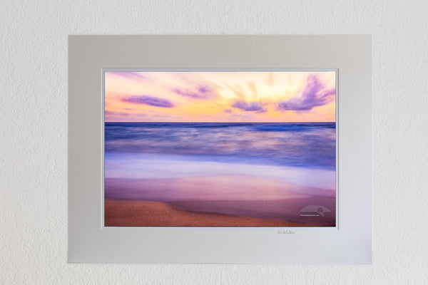 13 x 19 luster print in 18 x 24 ivory mat of