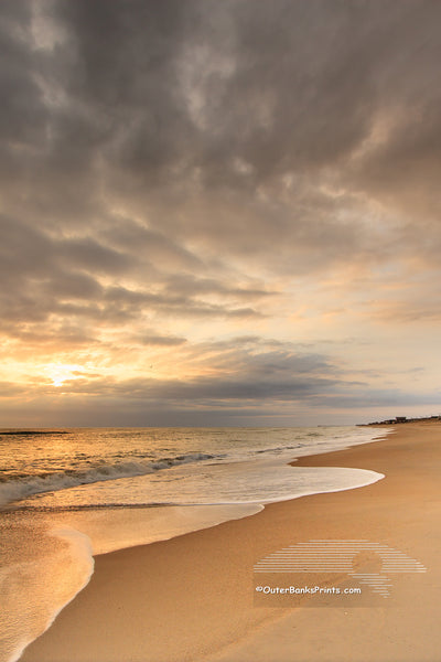 Stormy sky at Kitty Hawk beach on the Outer Banks.