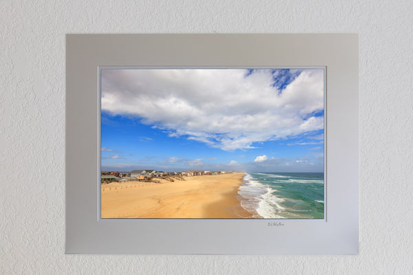 13 x 19 luster print in 18 x 24 ivory mat of