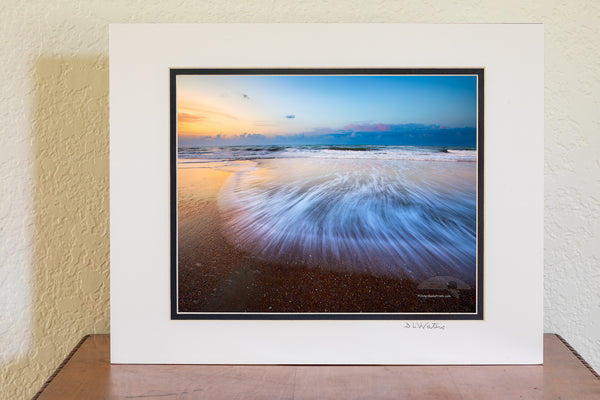 Sunrise along Frisco beach in Cape Hatteras National Seashore on the Outer Banks of North Carolina.