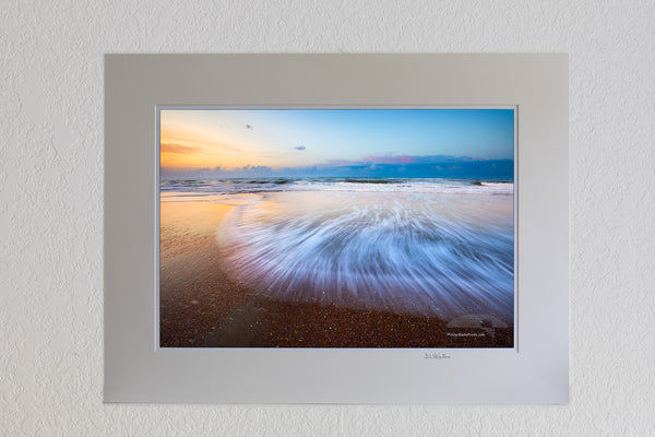 Sunrise along Frisco beach in Cape Hatteras National Seashore on the Outer Banks of North Carolina.