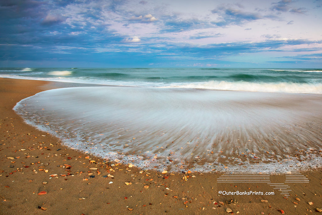 Receding Wave Outer Banks Impressions – Outer Banks Photo Prints