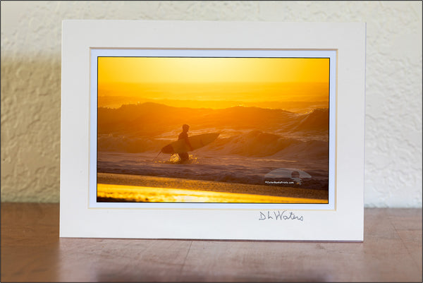 Winter Surfing Outer Banks Beach