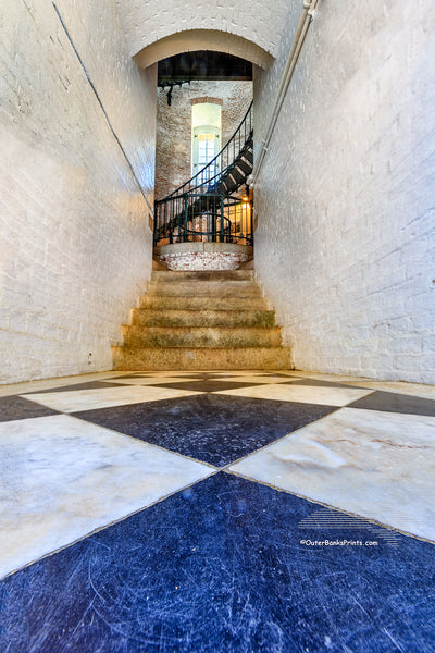 Currituck Beach Lighthouse tile entrance in Corolla,NC.