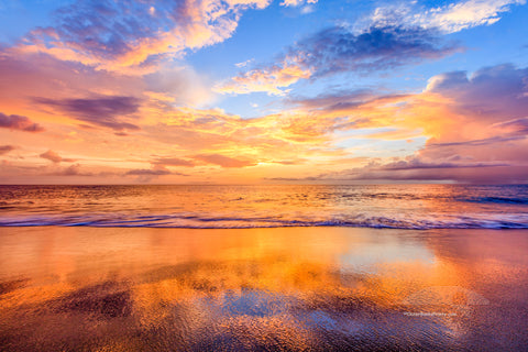 Sunrise over the Atlantic Ocean in Duck on the NC coast.