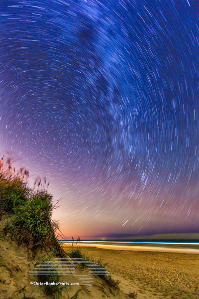 Stars at Corolla Beach Outer Banks NC.