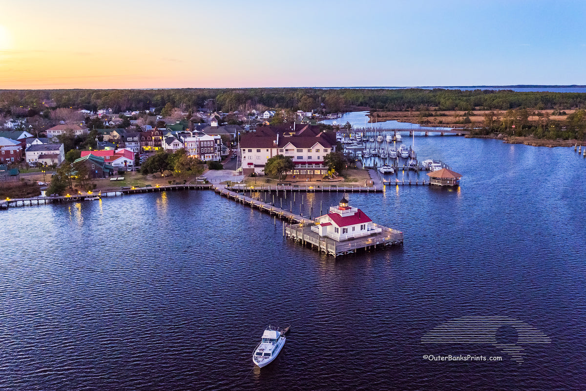 Sunset Shallowbag Bay Outer Banks Lighthouse Outer Banks Photo Prints